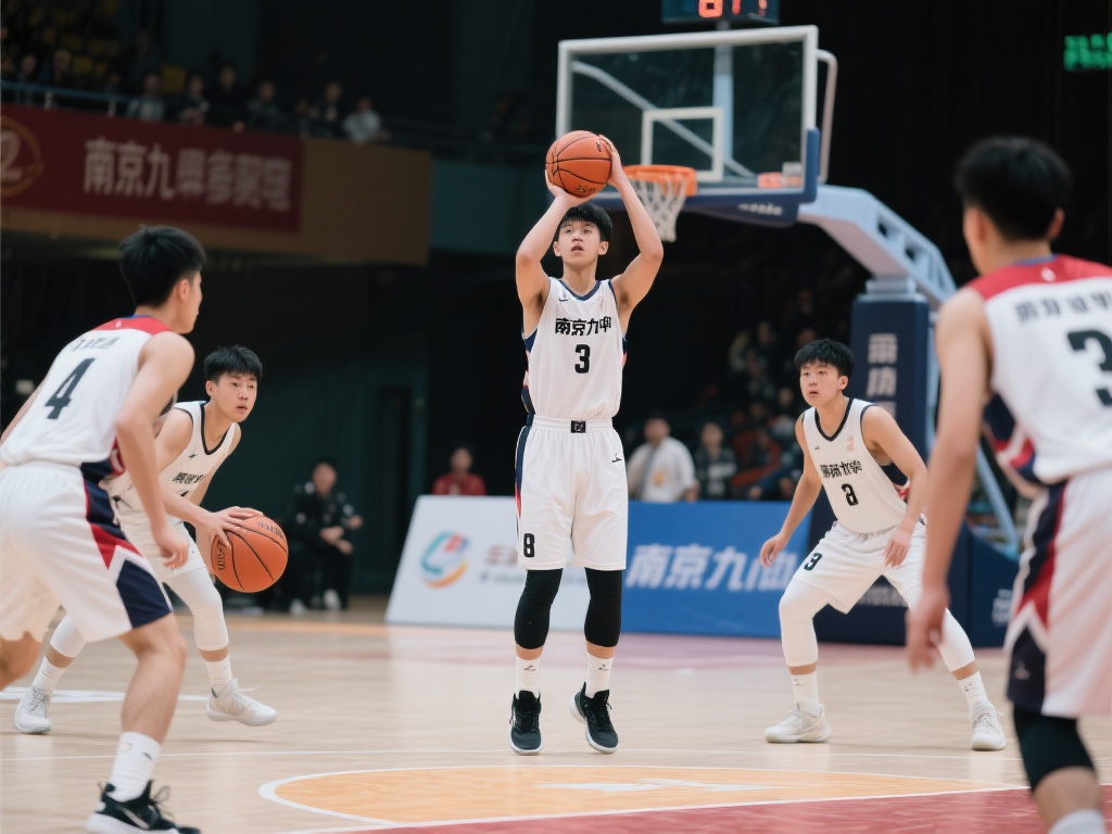 以首节比赛为例，南京九中通过多次挡拆战术