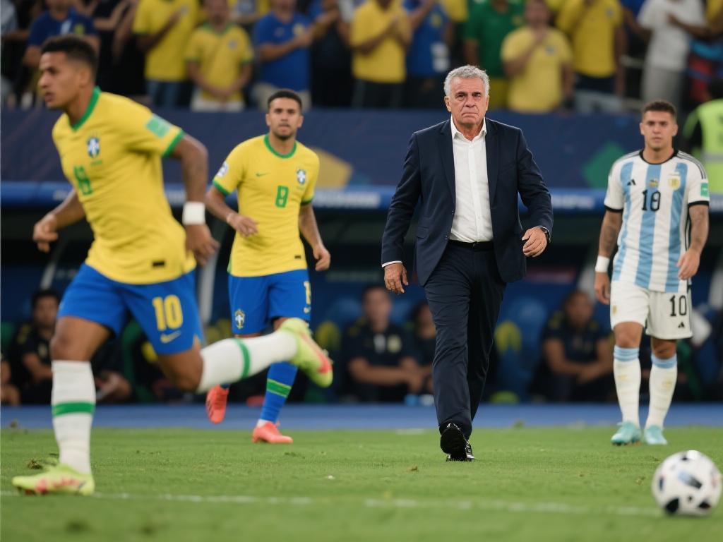 巴西惨负阿根廷,主教练多里瓦尔黯然离任 在国际足坛的激烈竞争中,巴西足球一直以其