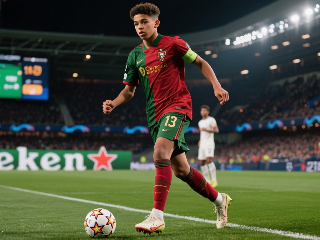 欧冠双冠王2-1险胜,18岁葡萄牙新星锋芒毕露,赛季已贡献13球,惊艳全场! 如果说单场比赛的表现只是偶然,那么本赛季